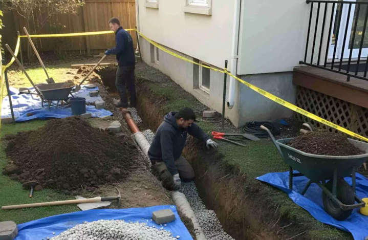 Réparation de drain français, Wakefield